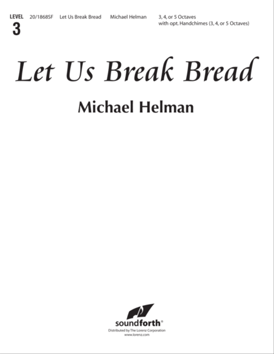 Let Us Break Bread (Digital Download) 5-Octaves scores gallery preview page 1