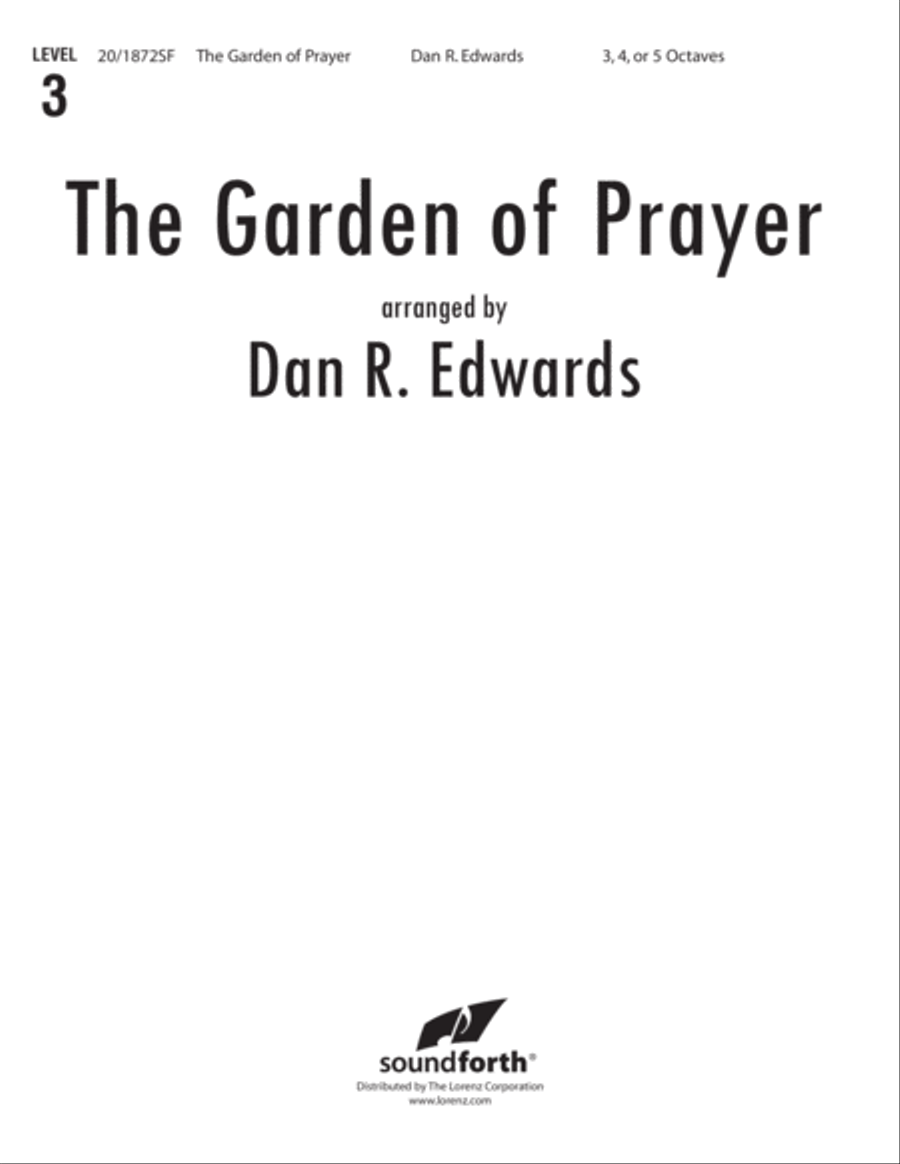 The Garden of Prayer (Digital Download) 5-Octaves scores gallery preview page 1