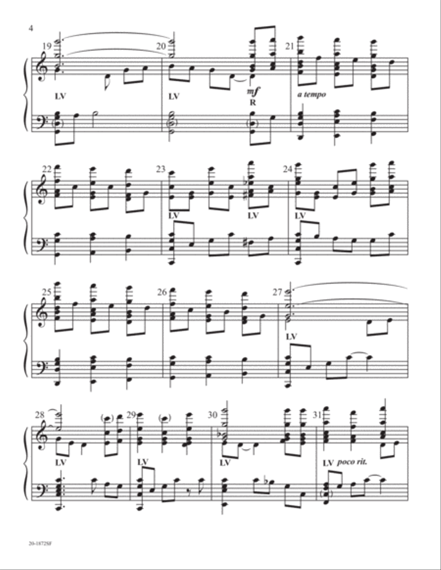 The Garden of Prayer (Digital Download) 5-Octaves scores gallery preview page 4