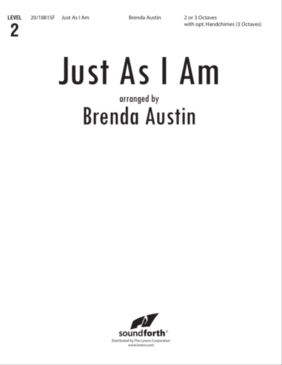 Just As I Am (Digital Download) 3-Octaves scores gallery preview page 1
