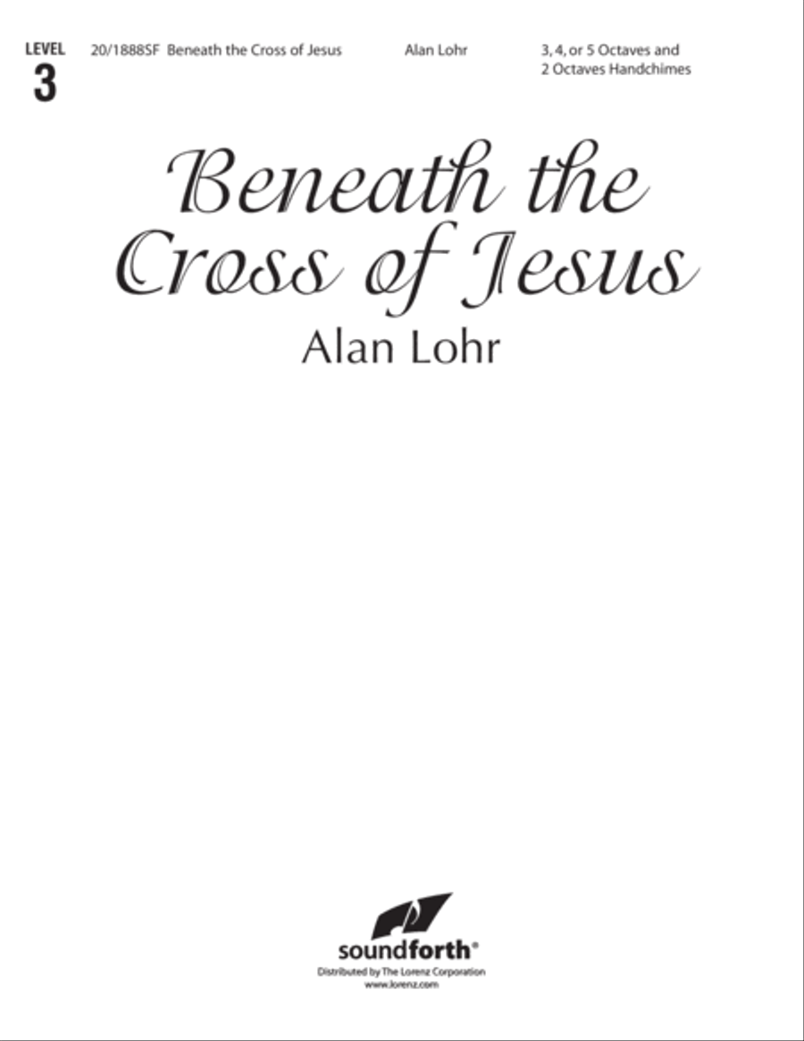 Beneath the Cross of Jesus (Digital Download) 5-Octaves scores gallery preview page 1