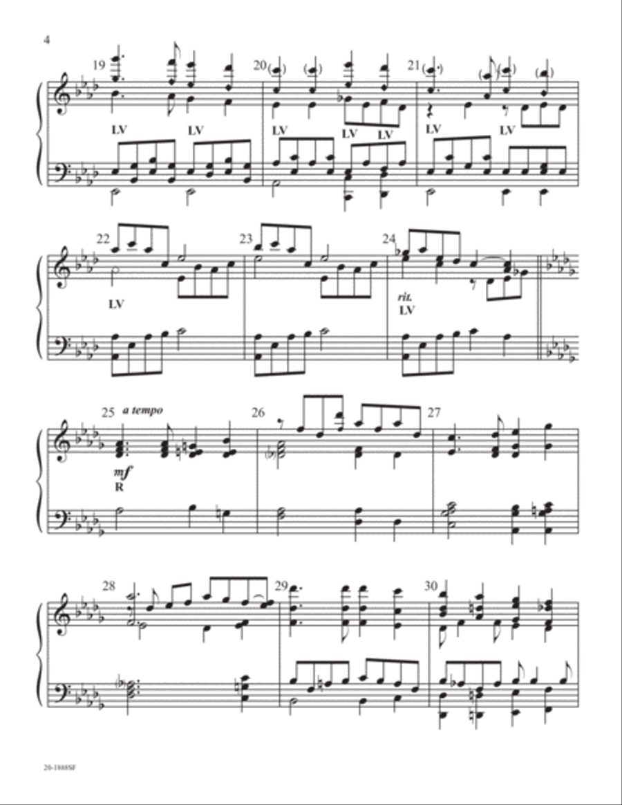 Beneath the Cross of Jesus (Digital Download) 5-Octaves scores gallery preview page 4