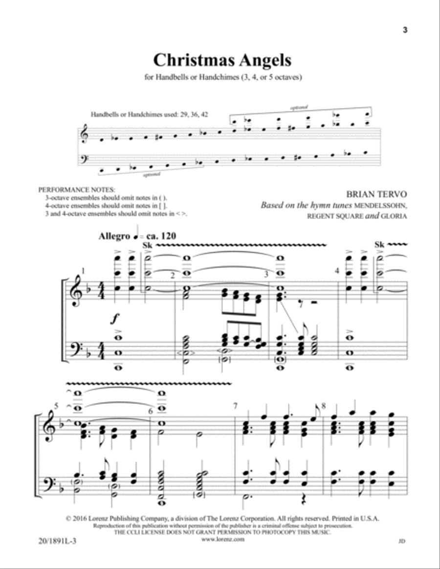 Christmas Angels (Digital Download) 5-Octaves scores gallery preview page 3