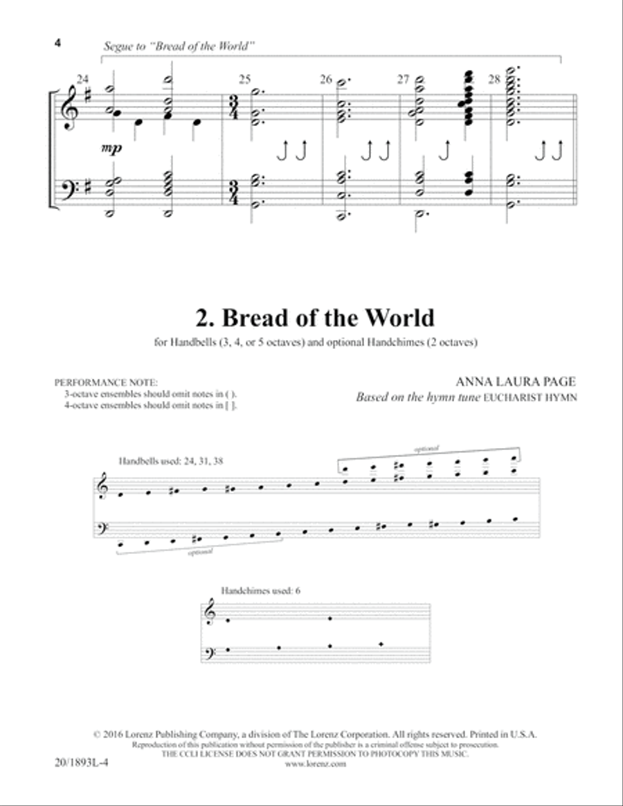 Come to the Table (Digital Download) 5-Octaves scores gallery preview page 4