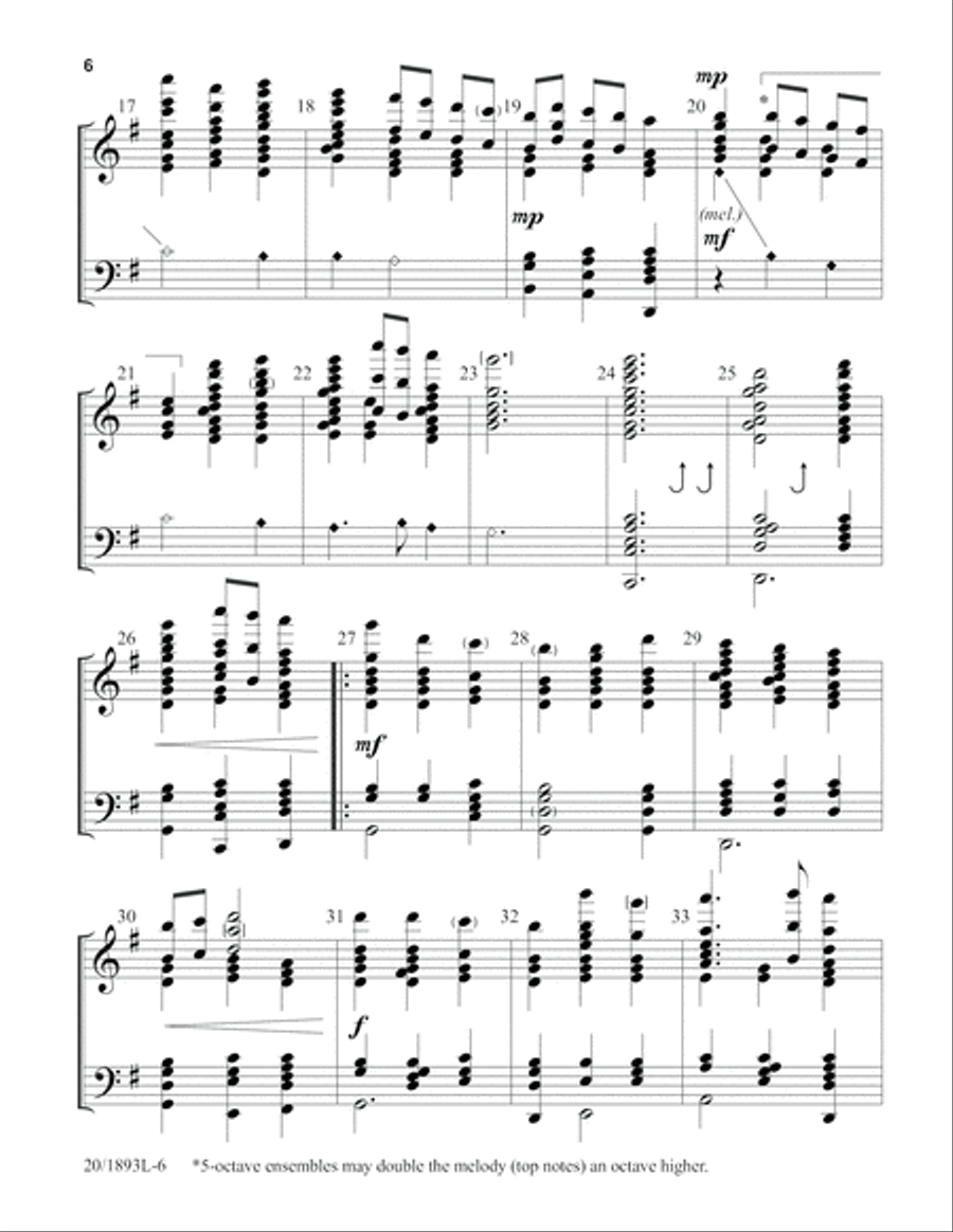 Come to the Table (Digital Download) 5-Octaves scores gallery preview page 6