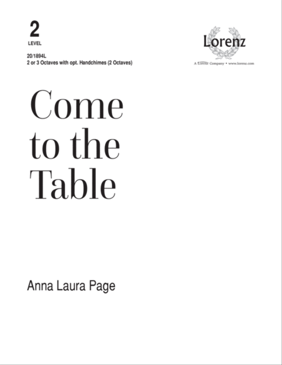 Come to the Table (Digital Download) 3-Octaves scores gallery preview page 1
