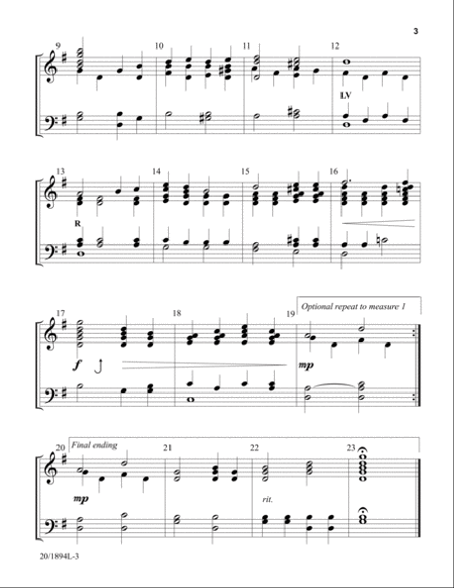 Come to the Table (Digital Download) 3-Octaves scores gallery preview page 3