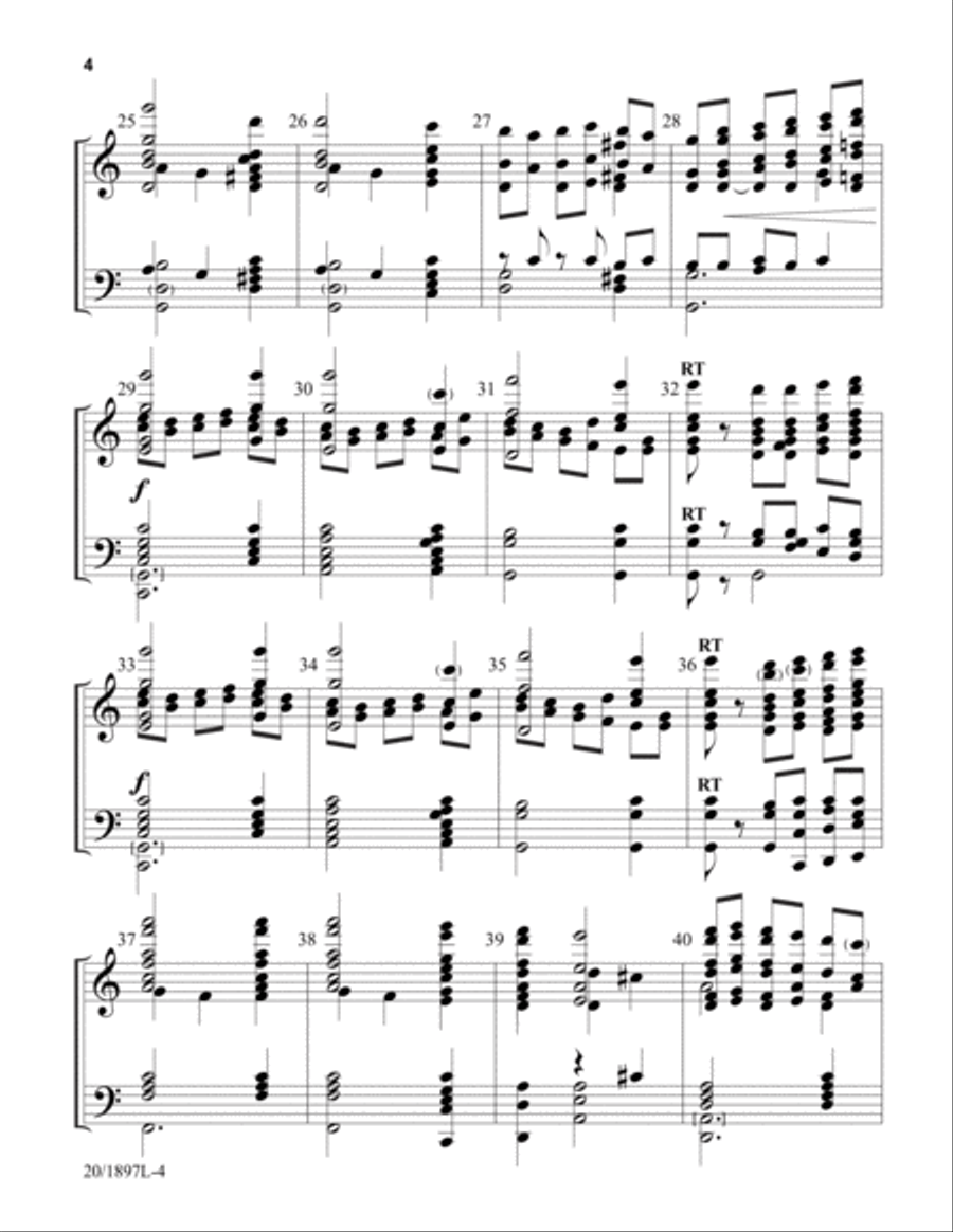 Glory to the Newborn King (Digital Download) 5-Octaves scores gallery preview page 4
