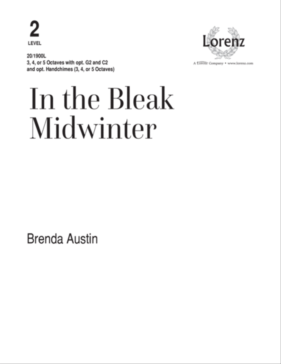 In the Bleak Midwinter (Digital Download) 5-Octaves scores gallery preview page 1