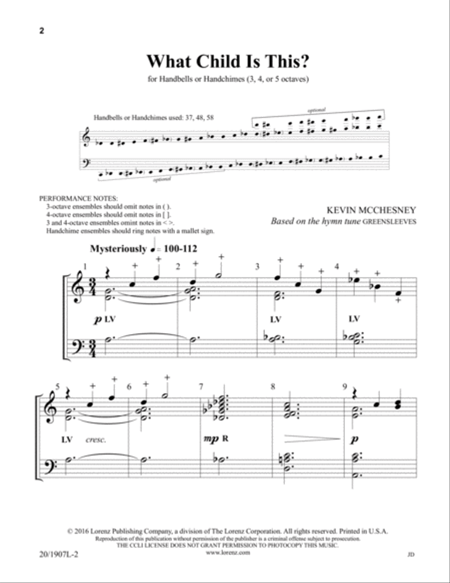 What Child Is This? (Digital Download) 5-Octaves scores gallery preview page 2