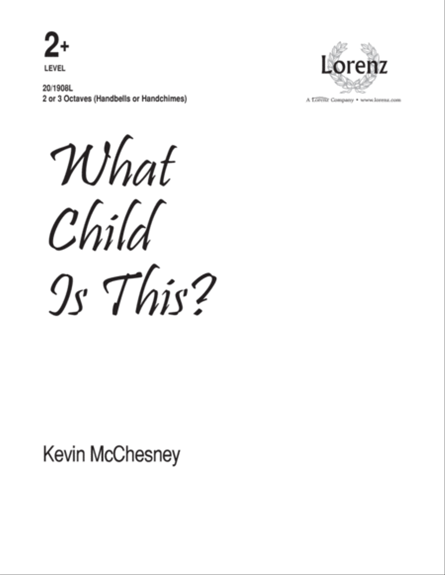 What Child Is This? (Digital Download) 3-Octaves scores gallery preview page 1