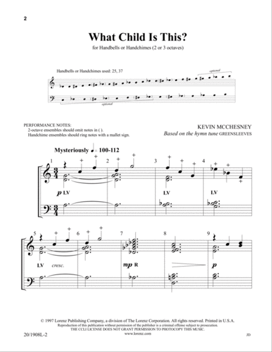What Child Is This? (Digital Download) 3-Octaves scores gallery preview page 2