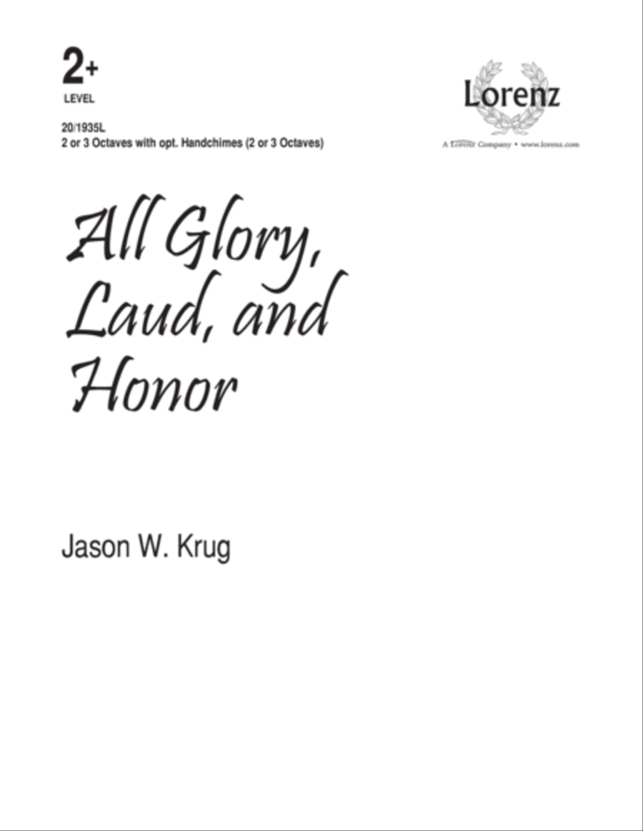 All Glory, Laud, and Honor (Digital Download) 3-Octaves scores gallery preview page 1