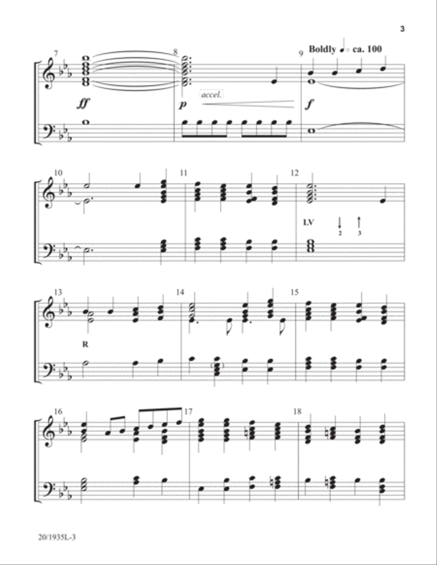 All Glory, Laud, and Honor (Digital Download) 3-Octaves scores gallery preview page 3
