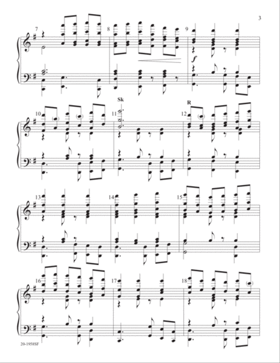 There Shall Be Showers of Blessings (Digital Download) 5-Octaves scores gallery preview page 3