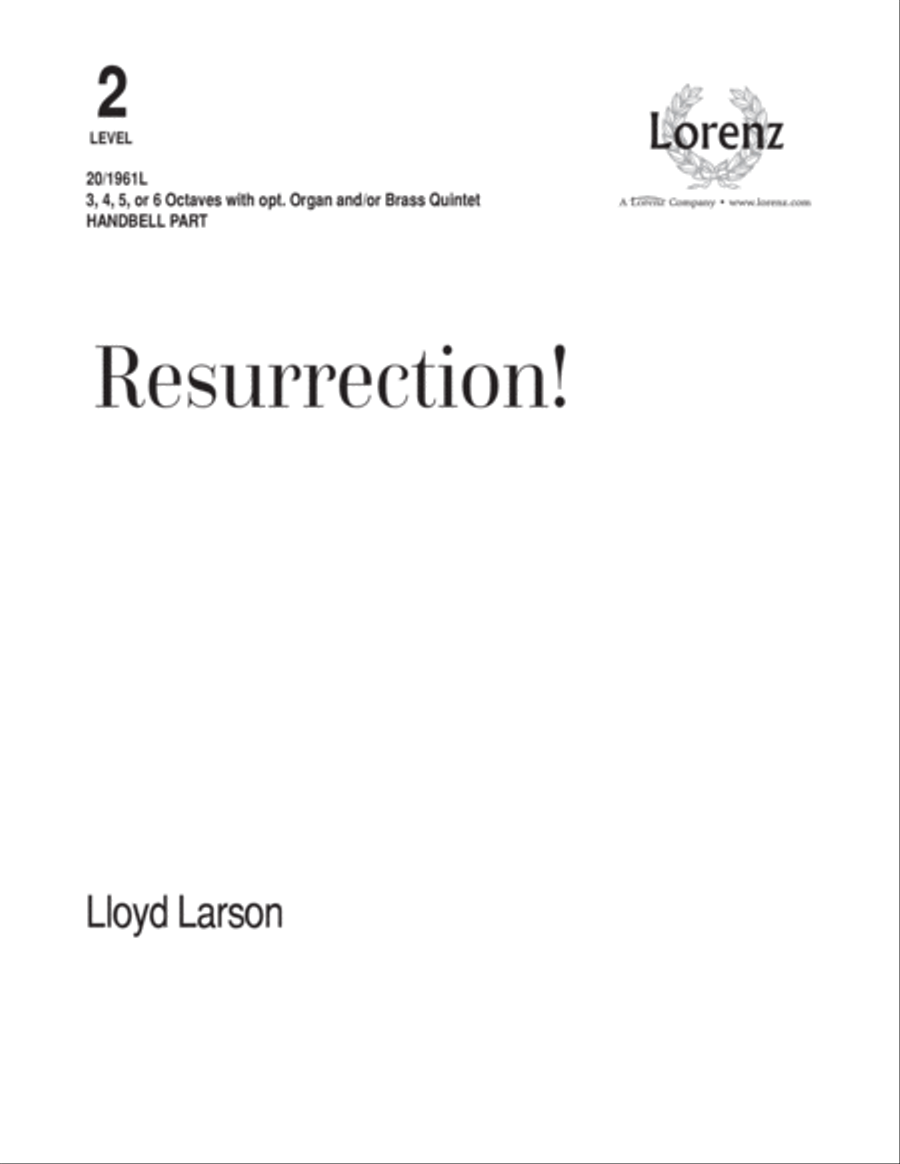 Resurrection! (Digital Download) 5-Octaves scores gallery preview page 1