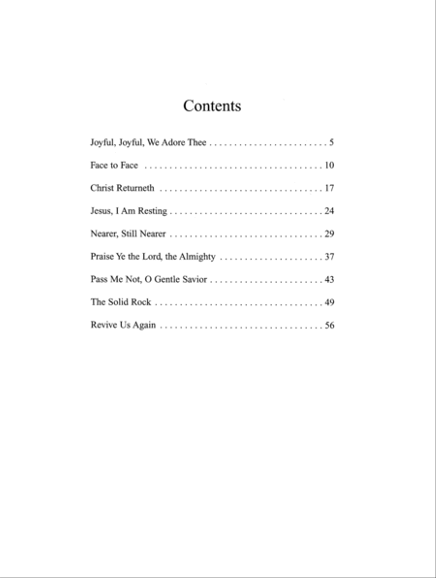 Joyful, We Adore Thee (Digital Download) Electronic Keyboard scores gallery preview page 3
