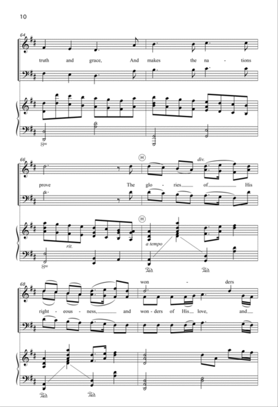 Joy to the World (Digital Download) 4-Part scores gallery preview page 10