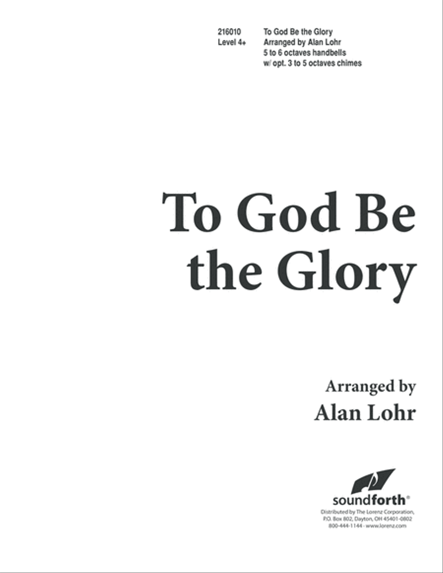 To God Be the Glory To God Be the Glory 5-Octaves scores gallery preview page 1