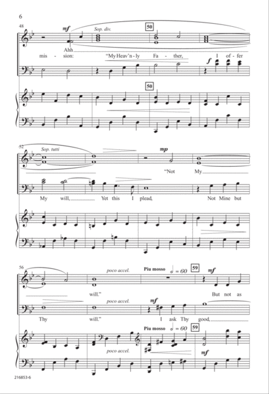So May I Pray (Digital Download) 4-Part scores gallery preview page 6
