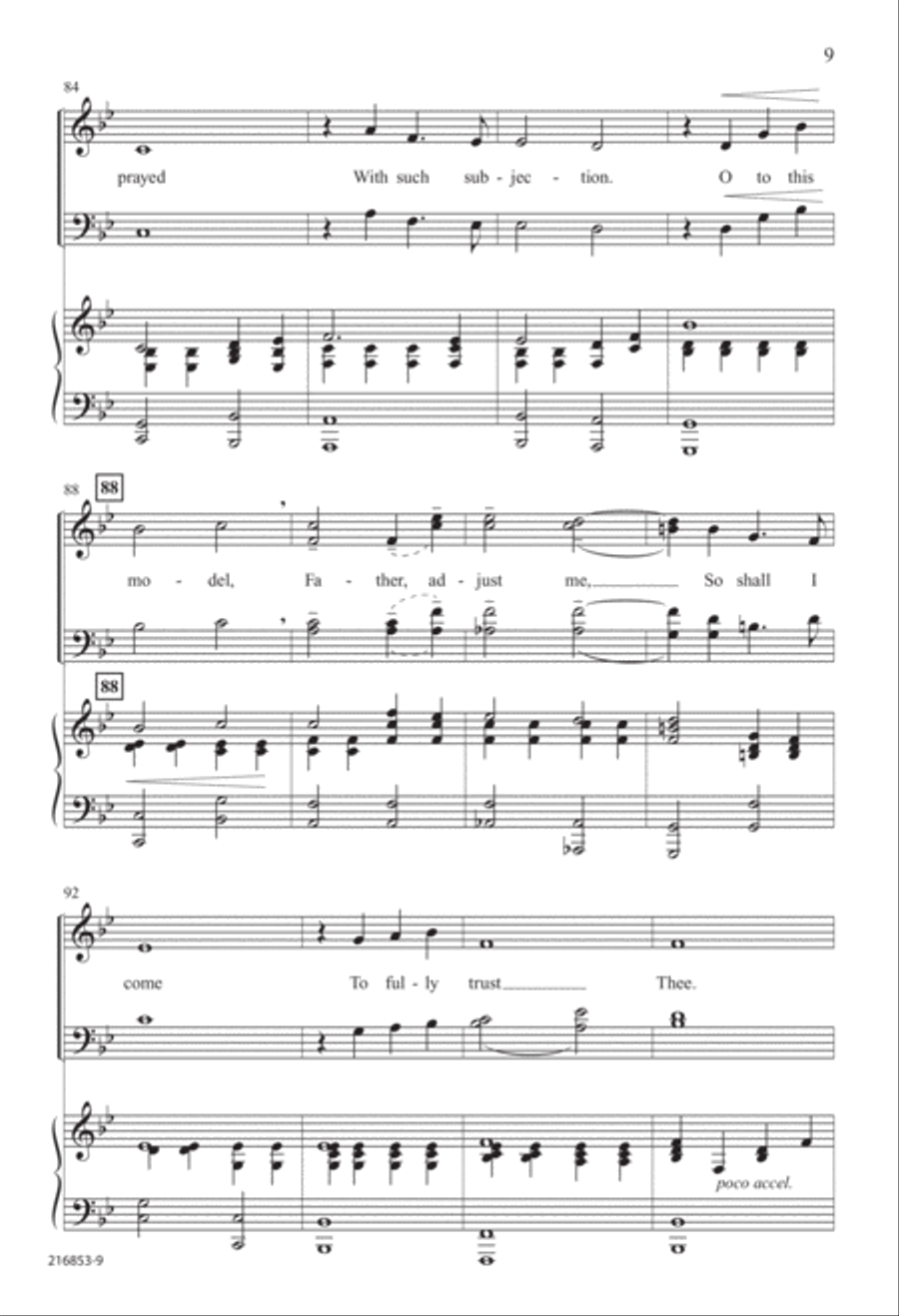 So May I Pray (Digital Download) 4-Part scores gallery preview page 9