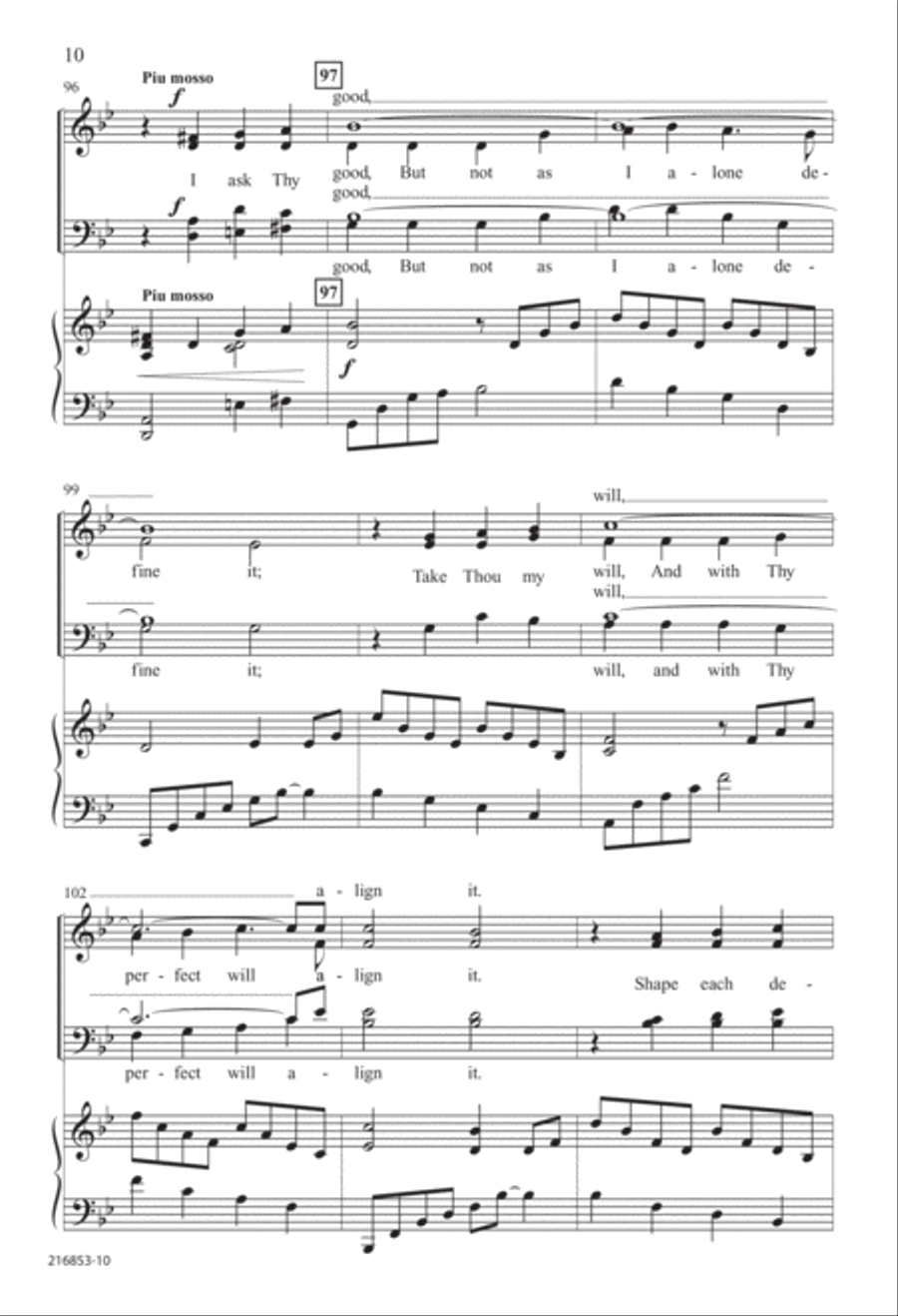 So May I Pray (Digital Download) 4-Part scores gallery preview page 10