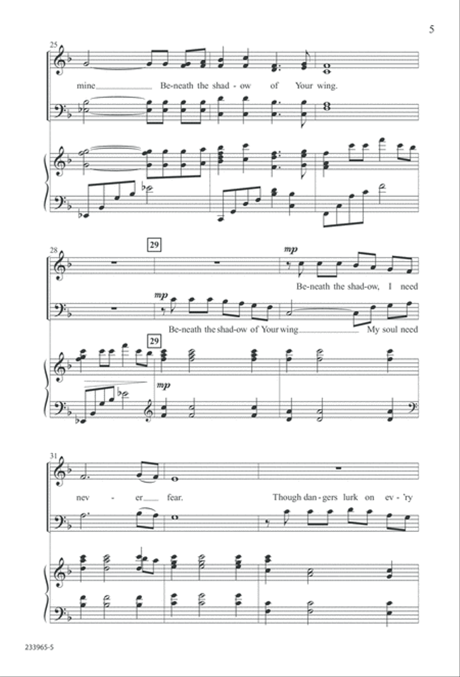 To You Alone (Digital Download) 4-Part scores gallery preview page 11