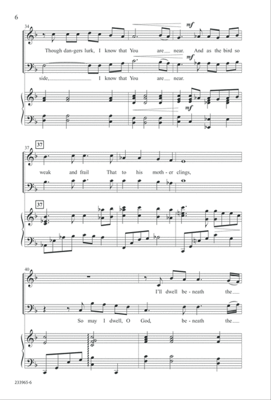 To You Alone (Digital Download) 4-Part scores gallery preview page 12
