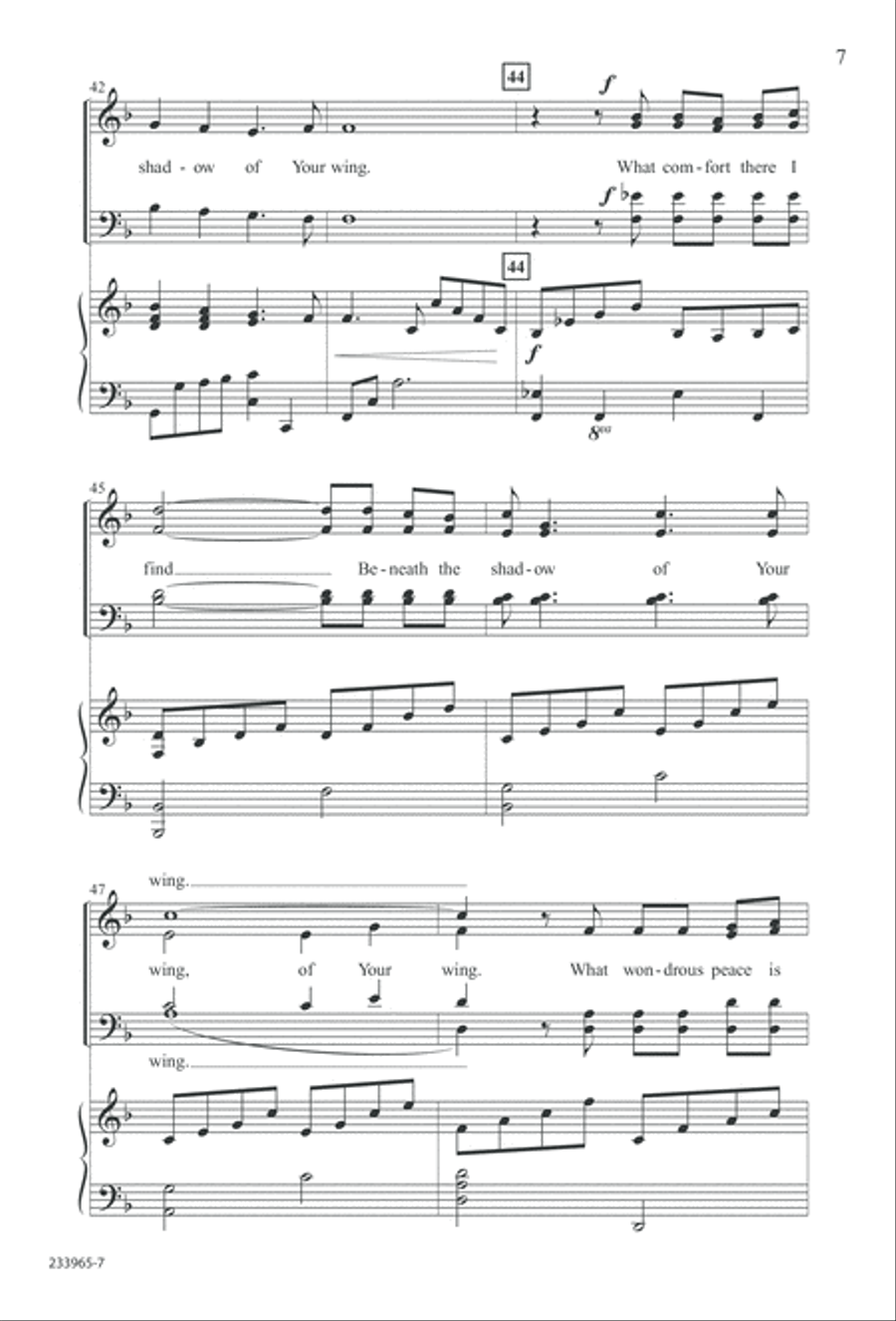 To You Alone (Digital Download) 4-Part scores gallery preview page 13
