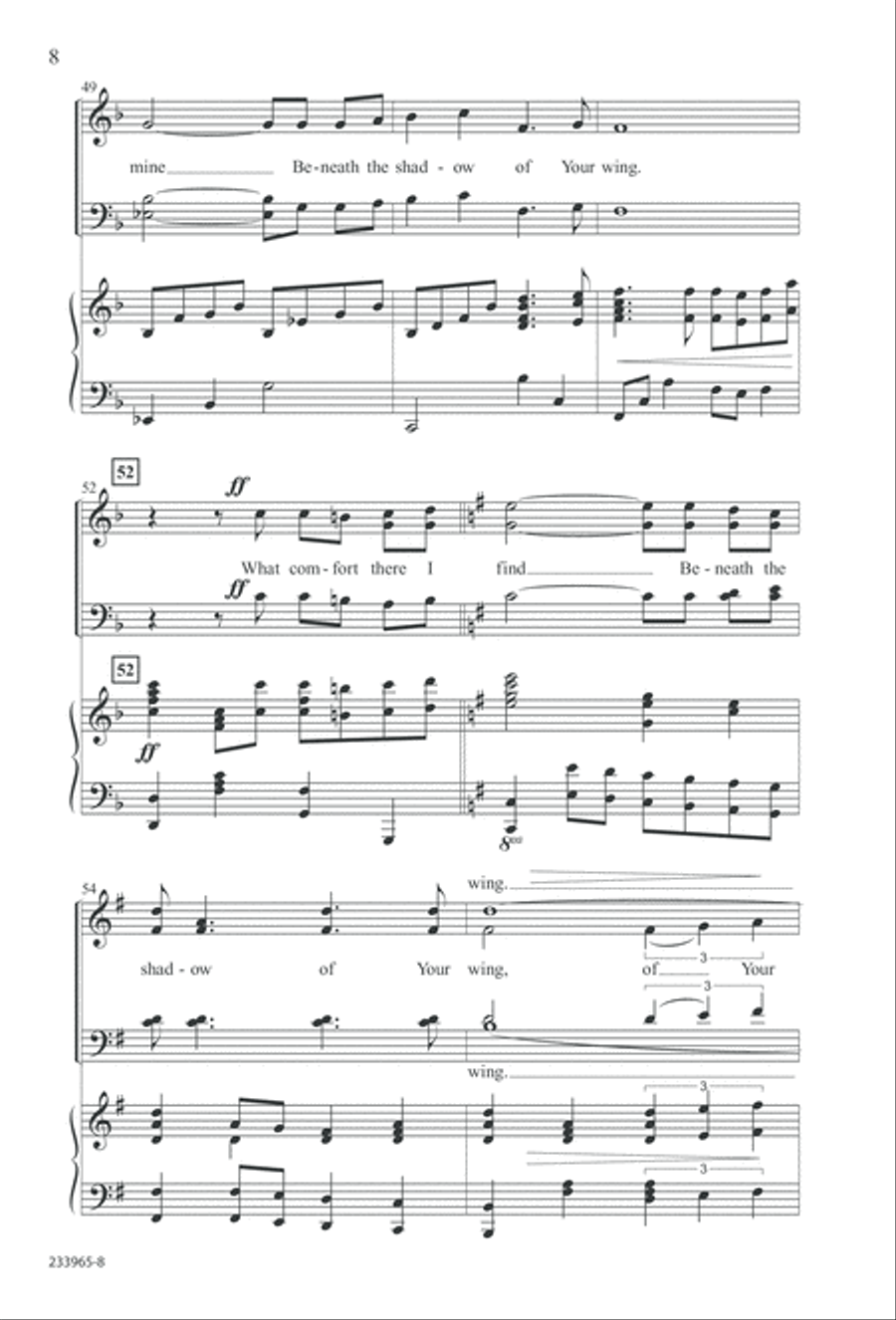 To You Alone (Digital Download) 4-Part scores gallery preview page 14