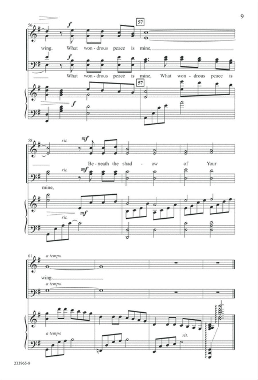 To You Alone (Digital Download) 4-Part scores gallery preview page 15