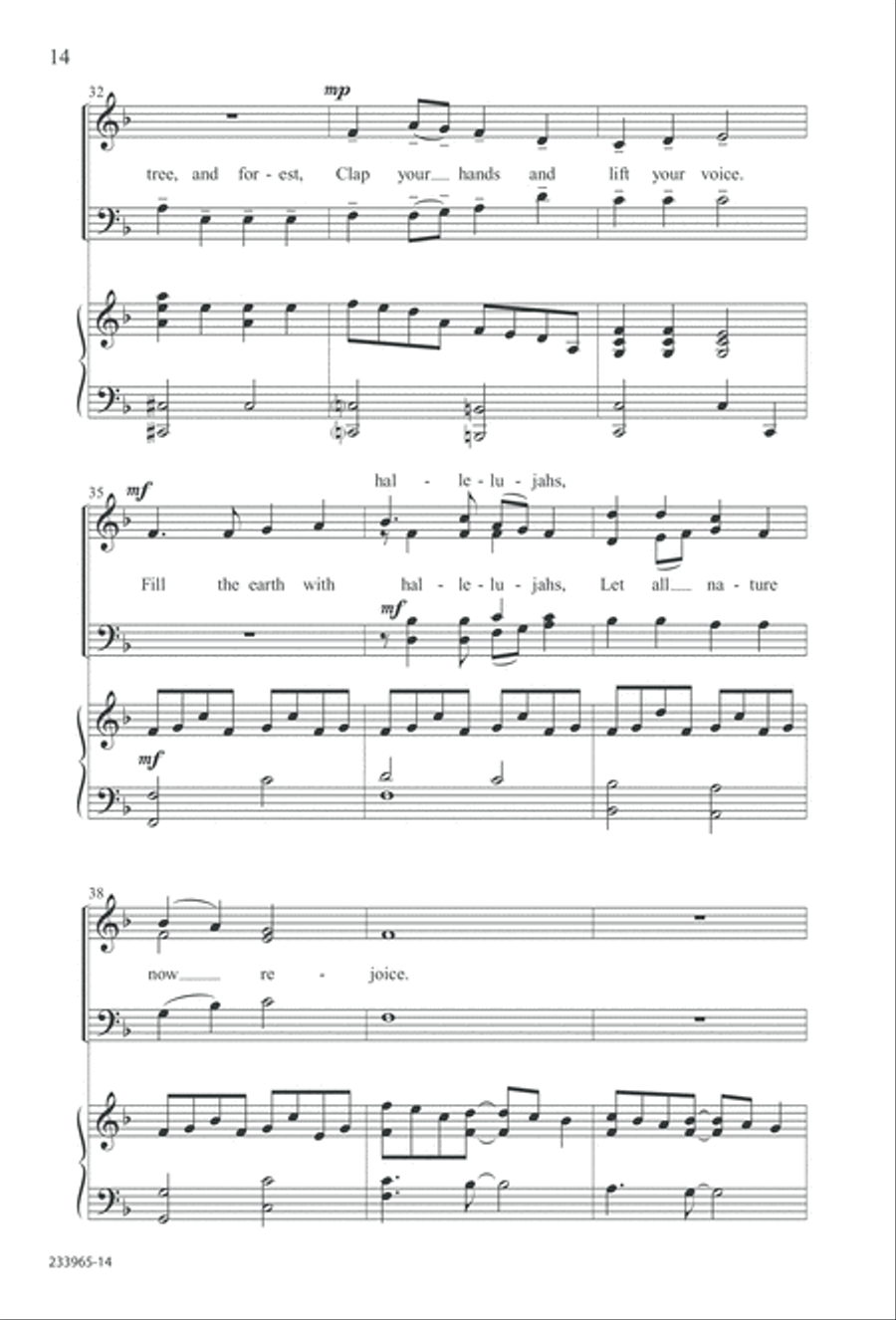 To You Alone (Digital Download) 4-Part scores gallery preview page 20