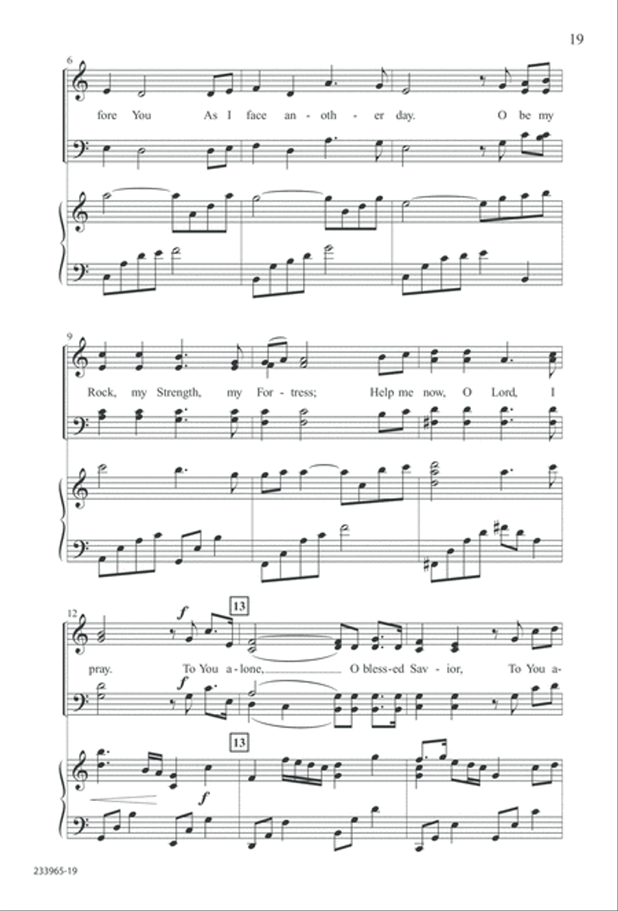 To You Alone (Digital Download) 4-Part scores gallery preview page 25