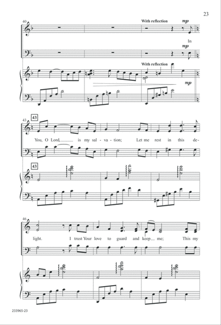 To You Alone (Digital Download) 4-Part scores gallery preview page 29