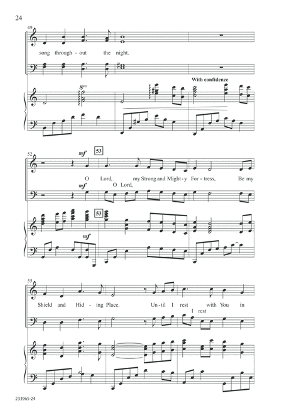 To You Alone (Digital Download) 4-Part scores gallery preview page 30
