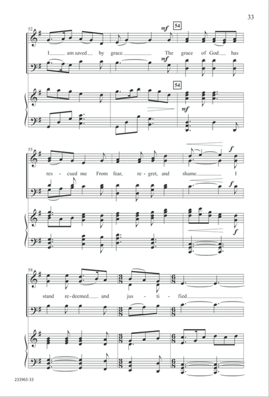 To You Alone (Digital Download) 4-Part scores gallery preview page 39