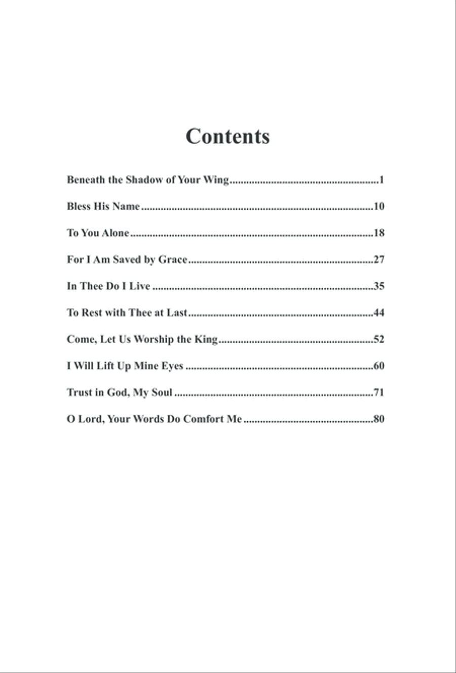 To You Alone (Digital Download) 4-Part scores gallery preview page 5