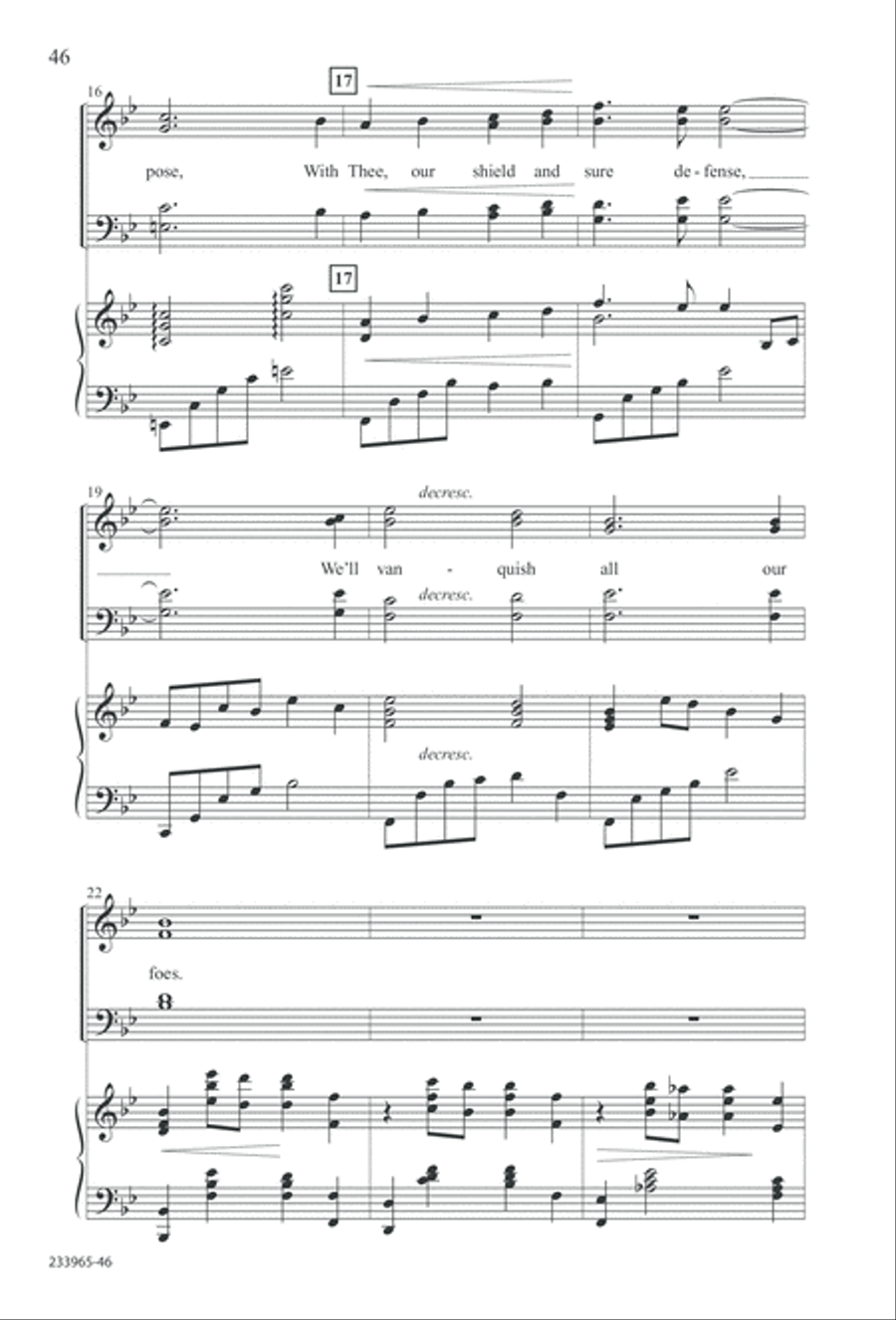 To You Alone (Digital Download) 4-Part scores gallery preview page 52