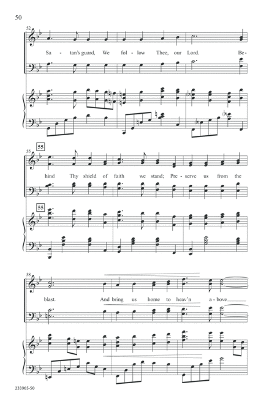To You Alone (Digital Download) 4-Part scores gallery preview page 56