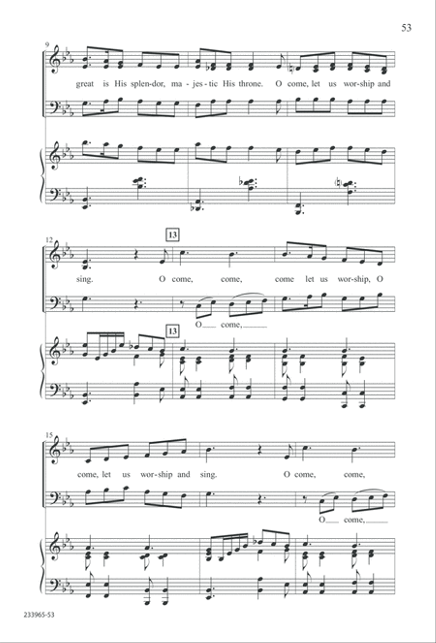 To You Alone (Digital Download) 4-Part scores gallery preview page 59