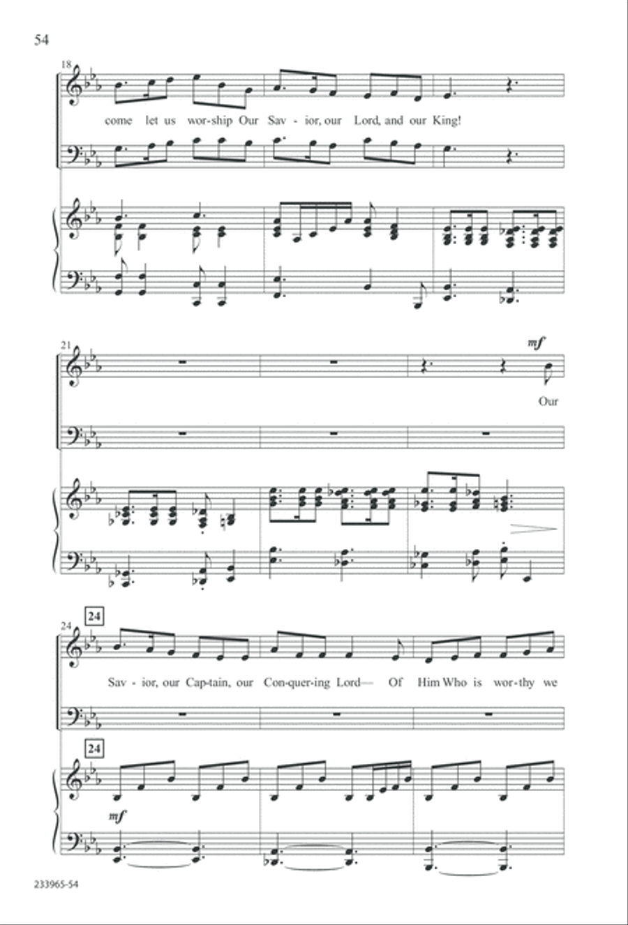 To You Alone (Digital Download) 4-Part scores gallery preview page 60