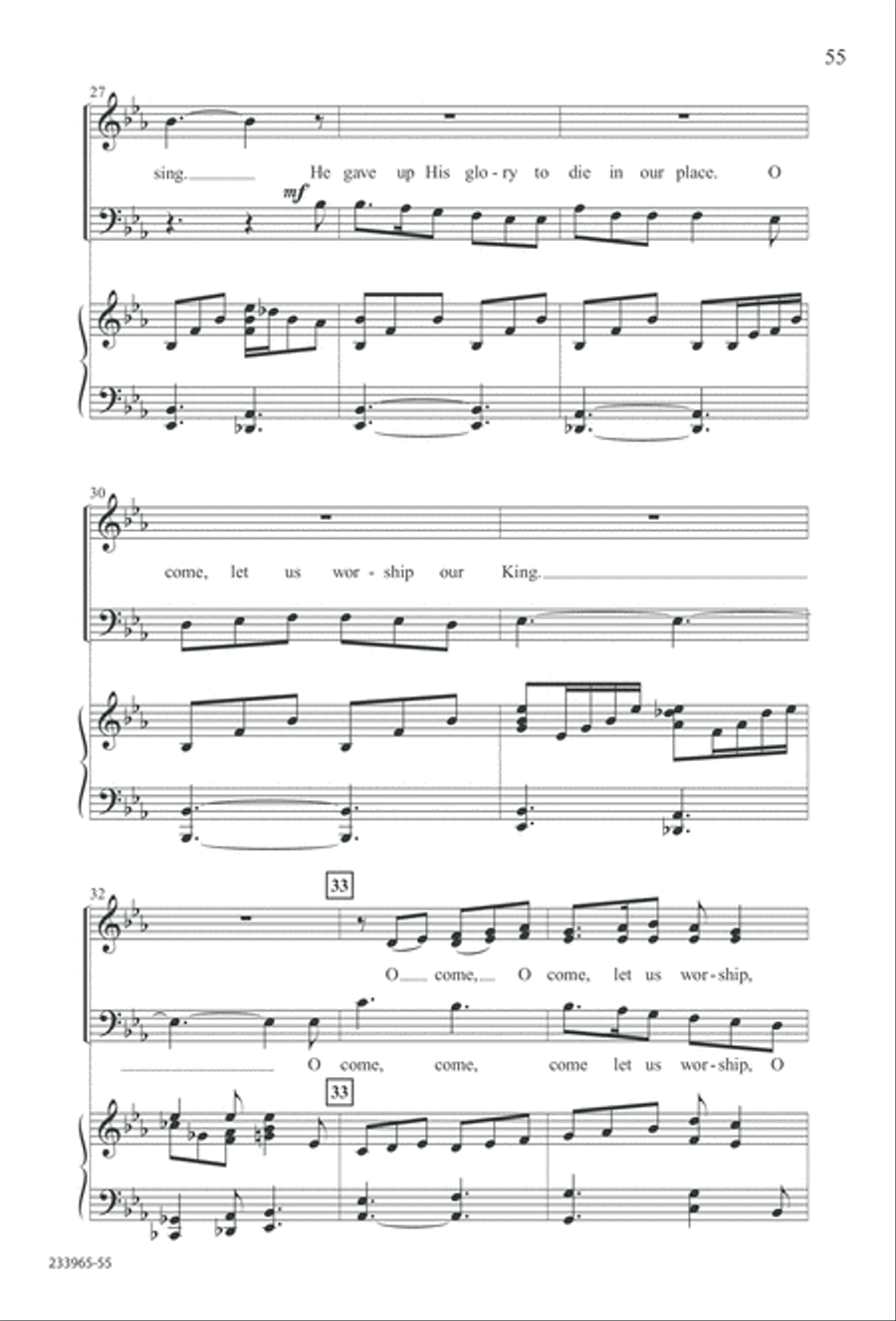 To You Alone (Digital Download) 4-Part scores gallery preview page 61