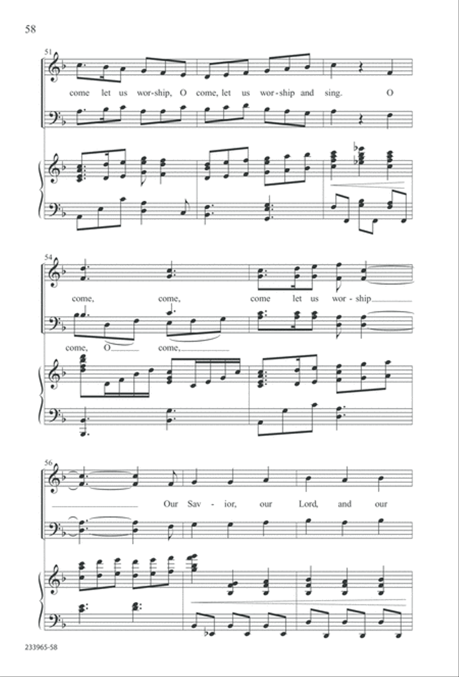 To You Alone (Digital Download) 4-Part scores gallery preview page 64