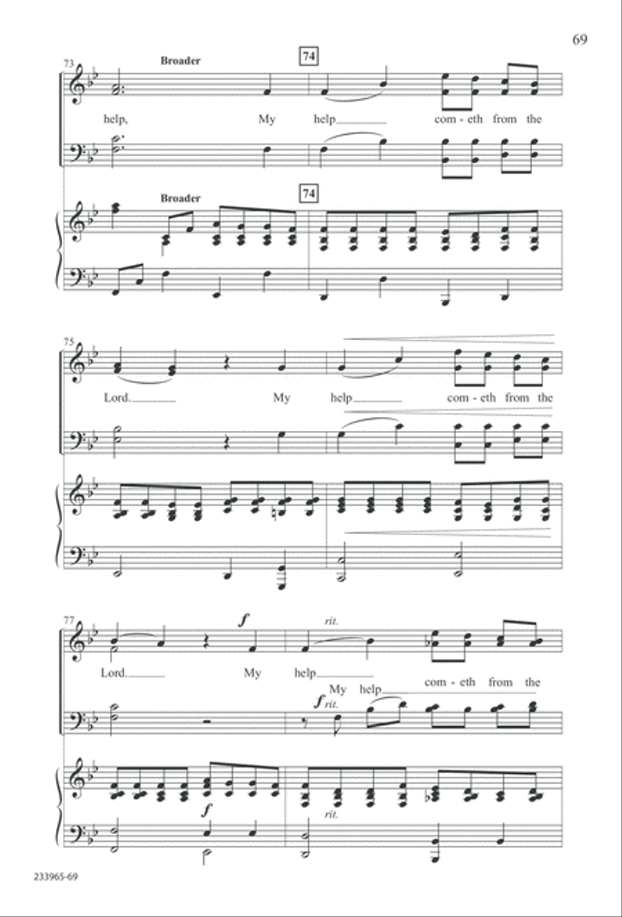 To You Alone (Digital Download) 4-Part scores gallery preview page 75