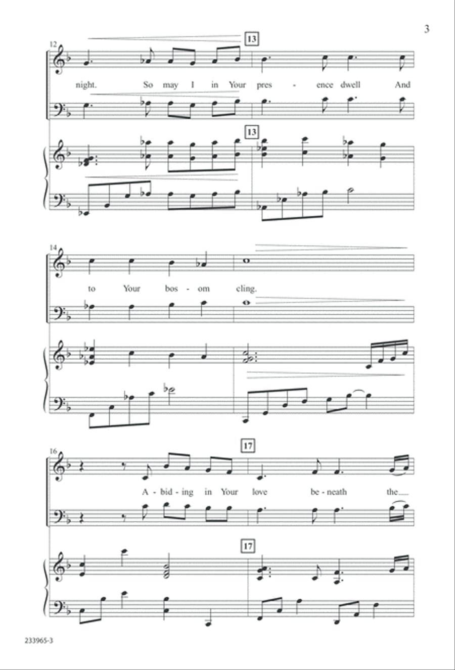 To You Alone (Digital Download) 4-Part scores gallery preview page 9