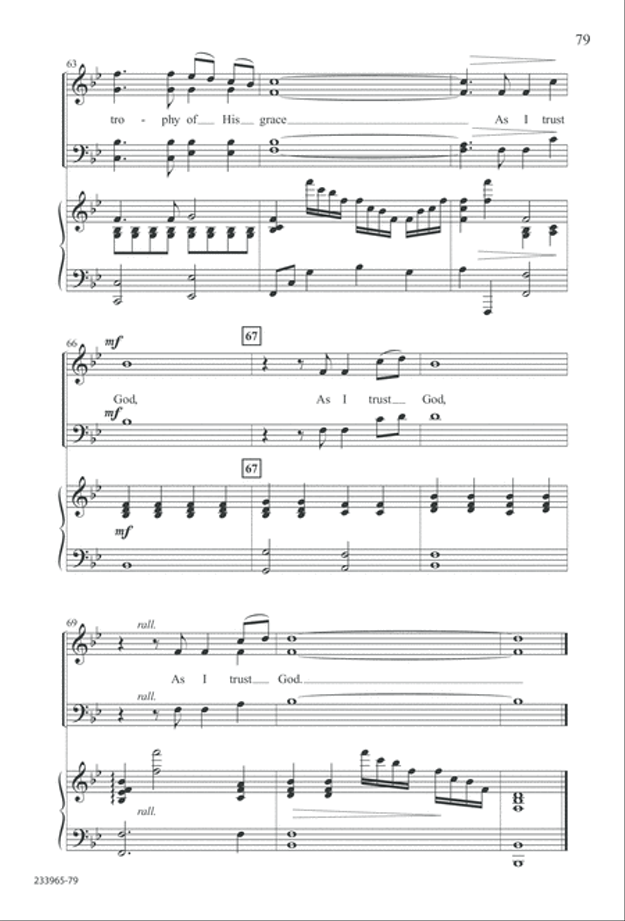 To You Alone (Digital Download) 4-Part scores gallery preview page 85