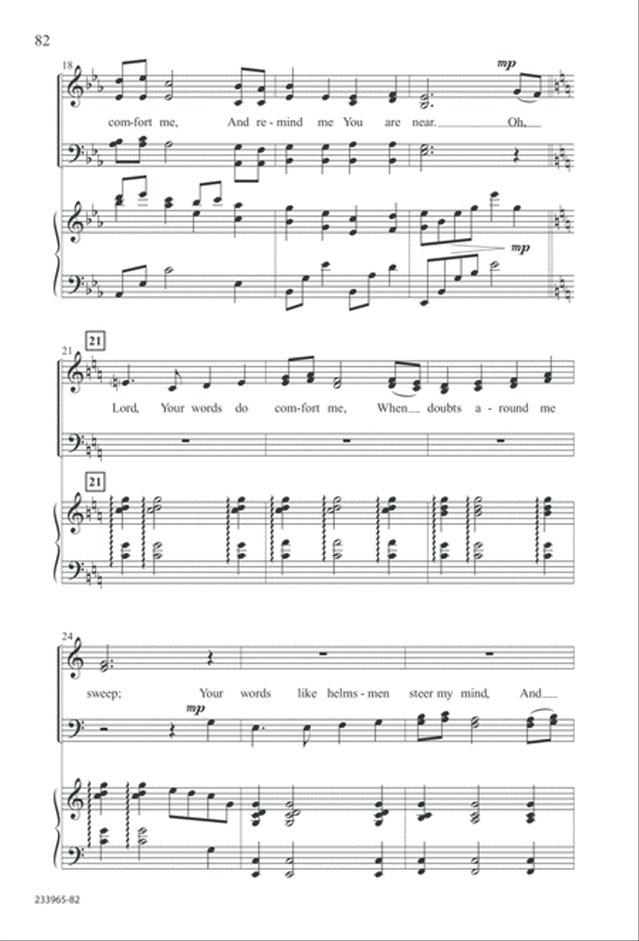To You Alone (Digital Download) 4-Part scores gallery preview page 88