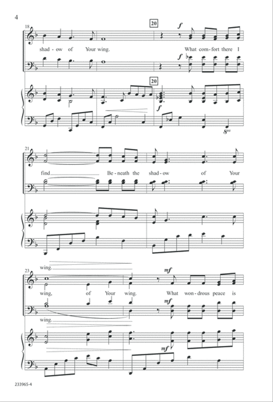 To You Alone (Digital Download) 4-Part scores gallery preview page 10