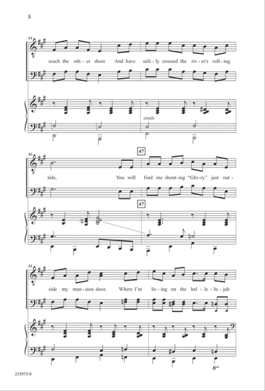 Love Lifted Me (Digital Download) TTBB scores gallery preview page 11
