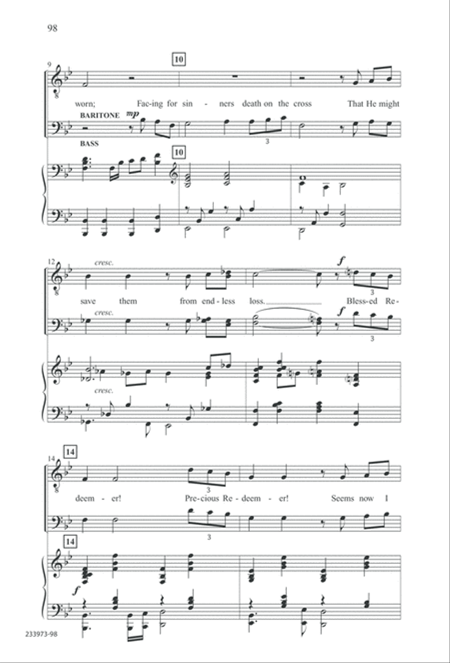Love Lifted Me (Digital Download) TTBB scores gallery preview page 101